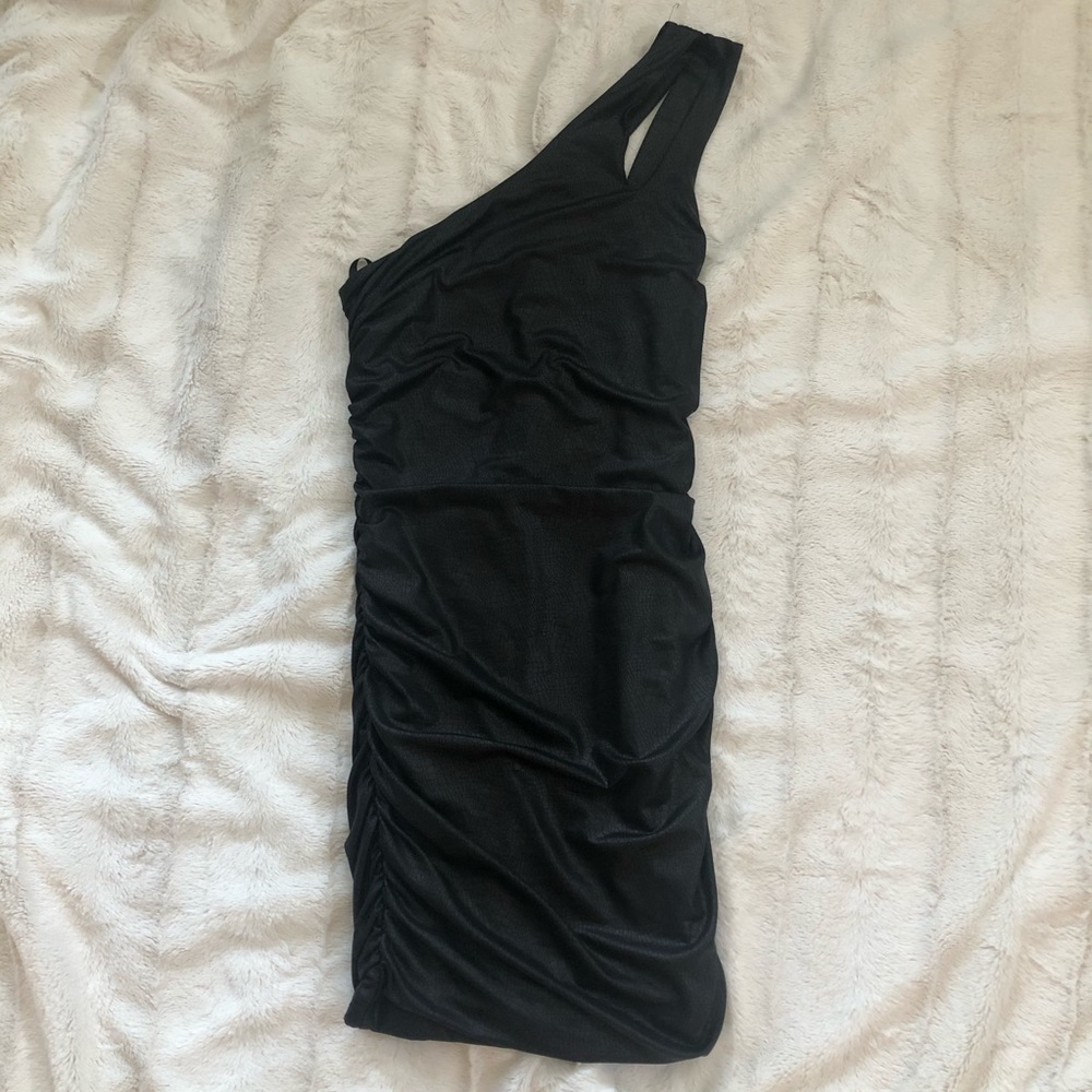 Bebe one shoulder dress